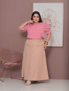 ALINE BLOUSE - RHINESTONES OR PEARL BUTTON