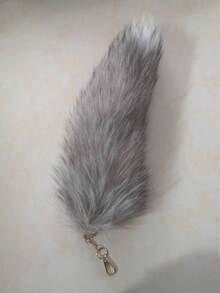 1 件钥匙圈、尾巴链钥匙扣钥匙圈礼物、可爱仿真狐狸尾巴钥匙扣吊坠钥匙扣包饰钥匙扣、感恩节、情人节节日礼物（颜色随机） - 彩色 - 查看 4