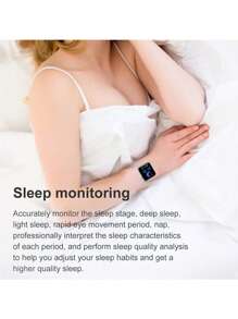 Smart Voice Wireless Watch Can Check Heart Rate, Blood Pressure, Health, Three Ring Sports Watch, Christmas, New Year, Valentine's Day Holiday Gift