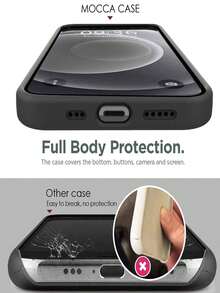 2mm Thick Smooth Liquid Silicone Case, Fitted Soft Microfiber Lining Shock Absorbing Phone Cover Compatible With Apple, Pixel, Moto, Redmi Note, OPPO, Vivo, Honor