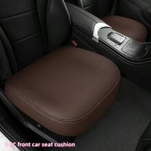 1pc Or 2pcs NAPA PU Leather Car Seat Cushions/Covers, Wrap-Around Car Seat Protectors Made With Upgraded Nappa Leather To Reduce Wrinkles, Suitable For Front Car Seats With Side Flaps.