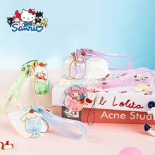 1PC Sanrio Colorful Summer Series Acrylic Pendant, My Melody, Cinnamoroll, Kuromi, Pochacco, Cherry Buffaloes, Keychains, Bag Pendants, Mobile Phone Pendants, Homecoming Season Gifts, Room Decoration Stuff, Home Decor, Bedroom Decor, Party Decorations, HelloKitty