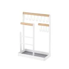 金属耳环、项链和戒指展示收纳盒，适用于客厅和卧室，女士收纳收纳盒，旅行必备品，返校宿舍收纳