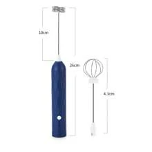 1 pièce Puissante Mousseur à lait rechargeable - Fouet électrique portatif pour faire de la mousse avec fouet en acier inoxydable et mélange ultra-rapide pour cappuccino, latte, café Bulletproof, régime cétogène, poudre de protéine, matcha, chocolat chaud et crème - Mini mixeur frappe - Cadeau pour passionnés de café, 600 mAh Retour à l'école