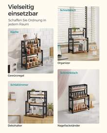 Spice Racks - Vintagebraun-schwarz - View 6