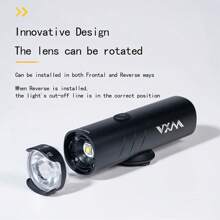 VXM Bicycle Front Light, Powerful Flashlight Headlight For Road Bike/Mountain Bike, Night Riding Light