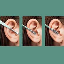 1 套耳垢清除套装，螺旋设计耳勺，专业耳朵清洁工具，适合家庭使用