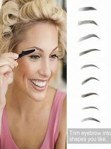 6pcs/Set Stainless Steel Eyebrow Razors - Unscented Multi-Purpose Body Hair Removal Tool, With Sharp Blades For Easy Grooming, Eyebrow Trimmer, Women's Facial Shaver, Facial Hair Remover, With Protective Case, Great Mother's Day Gift For Family