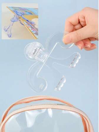 Latest Upgraded Transparent Book Clip - Page Holder Bookmark, Reading Accessory, Can Be Raised Up To 12° To Support, Convenient For Reading, Teaching And Fixing Manuscripts, Suitable For Teachers And Office Workers 18 Years Old And Above, Ideal Gift For Family,Back To School,School Supplies