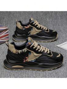 Men's Casual Sports Shoes, Fashion Breathable Lightweight Outdoor Training Fitness Versatile Sneakers, Match Well With Jeans Or Sports Pants