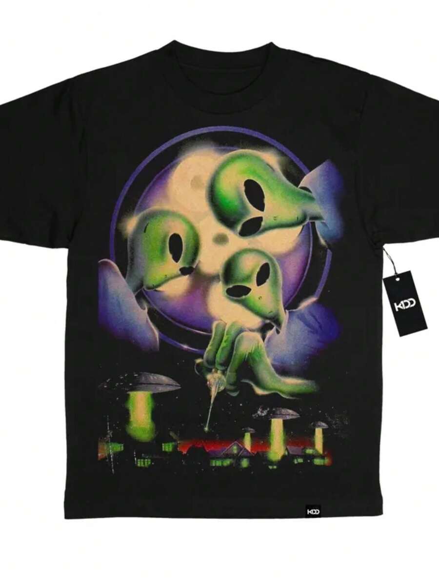 Etes T-Shirt Unisex Men Women 100% Cotton Top Premium Streetwear New Release Immediate Shipping Various Colors!! Plus Size - màu đen - Xem 1