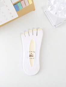 1 Pair Fashionable Daily Casual - Comfortable, Elegant, Charming, Minimalist, Breathable Moisture-Wicking Soft Fabric Open Toe Ankle Socks, Suitable For Spring/Summer/Autumn, For Valentine's Day & Mother's Day Gifts - Multicolor - View 14