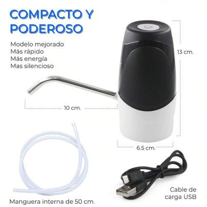 Dispensador de bomba de agua recargable eléctrica