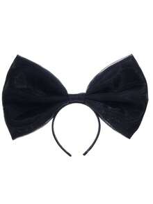 全新超大 3D 蝴蝶结面料头带，可爱甜美照片头饰，修饰小脸浴室发饰，发带，发箍头带 - 彩色 - 查看 18