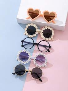 10pcs/Set Stylish Multi-Shaped Glasses Suitable For Travel, Photography, Outdoor Activities - Multicolor - View 5