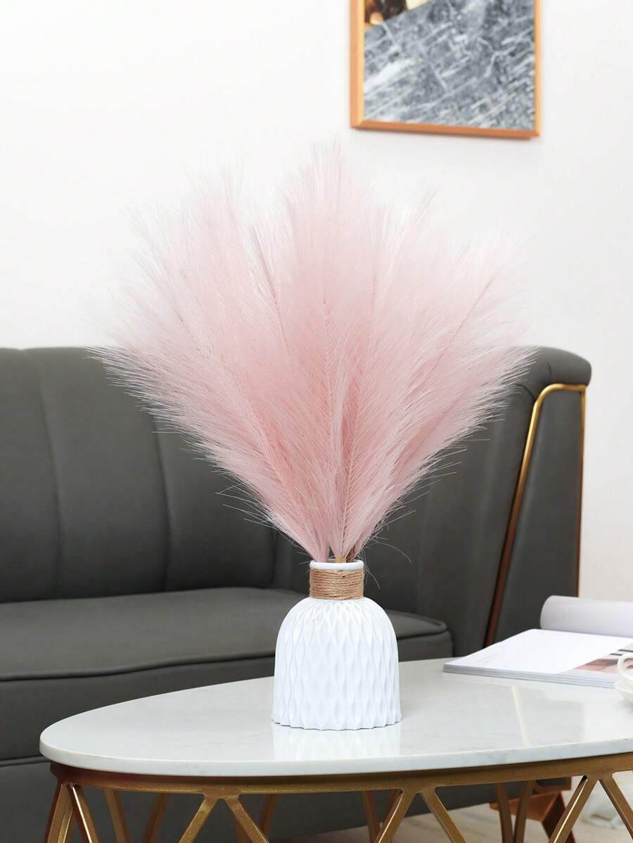 1 pièce Décoration artificielle de roseau de 21,6 pouces de hauteur pour le domicile, le salon, le mariage, l'anniversaire, le bureau, la chambre, l'hôtel, le hall. Décoration romantique, de rendu automnal