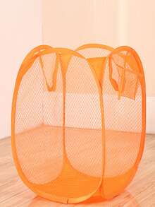 1 件可折叠玩具和娃娃收纳箱、毛绒玩具收纳篮、玩具收纳、透气洗衣容器、玩具和杂物收纳盒、带手柄的大型弹出式洗衣篮、浴室收纳盒、收纳篮、可折叠洗衣篮，适合返校使用 - 彩色 - 查看 13