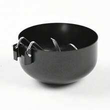 Collapsible Hanging Ear Non-Stick Egg Pot Metal Round Boiled Egg Mold For Home Kitchen Use - Black - View 6