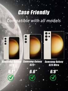 3 piezas de Protector de pantalla de vidrio templado ultra resistente compatible con Samsung, antichoque, adhesión fuerte, cobertura total, vidrio reforzado ultra delgado, alta sensibilidad suave sin retraso, portátil, recubrimiento hidrófobo y oleofóbico, se adapta a Samsung Galaxy S21FE/S23FE/A54/A15/A31/A34/A35/A55/M53/M54/M55. Regalo para cumpleaños, familia y amigos, accesorios de teléfono