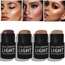 JUJU DREAM Long-Lasting Contour Stick: Matte Bronzer, Nose Sculpting Stick And Face Defining Solid Contour Cream - Travel-Friendly Design