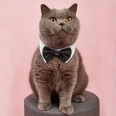 1 PC Pet Dog Cat Adjustable Bow Tie Collar Puppy Necktie Bowknot Bowtie Pet Cat Holiday Wedding Decoration Accessories For Small Dogs