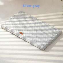 وسادة حيوانات أليفة للكلاب والقطط، حصيرة كينيل، حصيرة أرضية، قابلة للإزالة والغسيل، مناسبة للخريف/الشتاء، تناسب الكلاب الصغيرة/المتوسطة/الكبيرة، حشوة إسفنجية بشكل بيضاوي، قماش بنمط قشر السمك، أنيق، مانع للانزلاق وغير منفذ للرطوبة