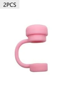 6pcs/2pcs Straw Covers Cap Reusable Silicone Straw Toppers Compatible With Stanley Cup Spill Leak Stopper Splash Dust Proof Straws Cover Back To School