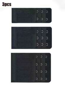 12 个弹性胸罩扣件、内衣延长扣件、2/ 3/ 4 个钩扣件、可调节后背扣件、内衣扣件延长扣件（带绳带）