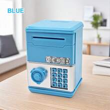 1 Pc Plastic Piggy Bank, Small Piggy Bank , Modern Blue/Pink/Green/Purple Piggy Bank - Mini Piggy Bank - View 11