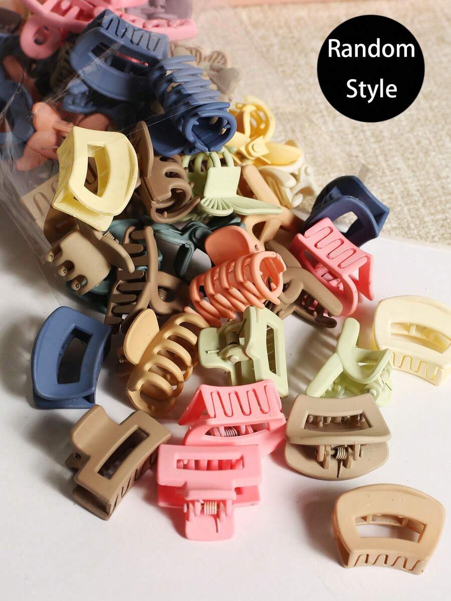 15/20个多功能时尚糖果色迷你发夹，简约刘海复古发夹，适合海滩度假夏季装扮