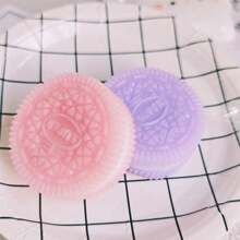 Jouet pressable à la mode - Jouet anti-stress de simulation alimentaire, jouet anti-stress mini créatif, jouet alimentaire TPR réaliste, noir, rose, bleu, violet, biscuit exquis
