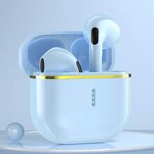 ENC Noise-Canceling Wireless Earbuds, HIFI Stereo, Semi-In-Ear Headphones With 3D Touch Control, Low Latency, Low Power Consumption, Long Battery Life, Waterproof, Sweatproof, Suitable For All Bluetooth Devices