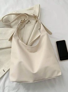 Vintage Large Capacity Soft Solid Color Shoulder Bag For Women,Versatile Crossbody Bag Handle Women Hobo Shoulder Purse Big Capacity Sling Crossbody Handbag Casual Work Bag