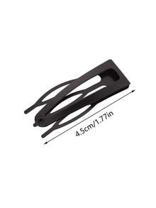 10pcs Black Metal BB Hair Clips, Hair Accessories For Styling, Suitable For Women's Daily Use, Party & Holiday Claw Clips Hair Claws Hair Barrettes, School Stuff, Set, Hair Piece