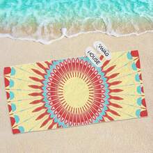 Oversized Bohemian Style Beach Towel - Soft, Lightweight, Super Absorbent Microfiber Towel Suitable For Travel, Swimming, Camping, Yoga, Fitness, Beach Vacation And Beach Parties - A Perfect Gift For Family And Friends - Multicolor - View 54