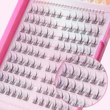 Mlen Diary 睫毛簇，132 件 C 卷 10-13 毫米独立睫毛，DIY 漫画睫毛，可重复使用的自然蓬松睫毛，在家睫毛簇、睫毛簇、独立睫毛、睫毛、假睫毛