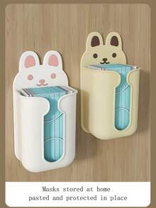 1 Stück wandmontierter Badezimmer Toilettenpapier Box Halter, multifunktionale Gesichtstücher Aufbewahrungsregal für Wohnzimmer, Küche, ohne Bohren erforderlich