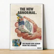 流行摇滚 The Strokes 墙面装饰 家居装饰 可爱房间装饰海报 帆布装饰画 艺术海报印刷品 可选相框