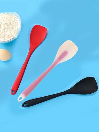 1pc Silicone Kitchen Ladle, Duck Mouth Spatula, Heat Resistant Cooking Spoon, Family Dinner Supplies, Christmas Party Supplies