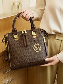 女士奢侈品牌托特包，大容量休闲通勤单肩手提包，轻便高端独特风格斜挎大包，新款时尚休闲钱包