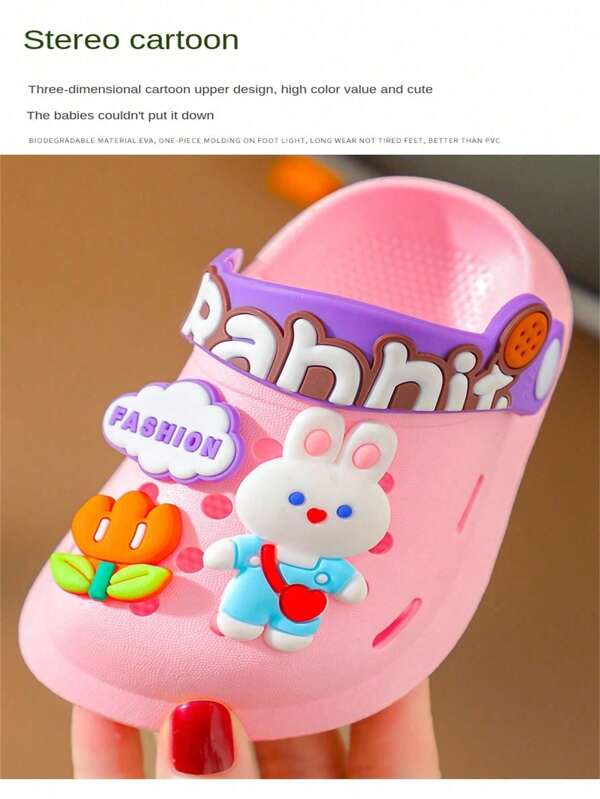Summer New Baby Toddler Boys Girls 2-6 Years Old Cute Cartoon Anti-Slip Breathable Sandals