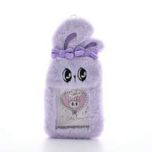 2025 新款可爱大眼甜心兔子娃娃钥匙扣小雕像、社交媒体兔子挂饰、节日/生日礼物 - 彩色 - 查看 18