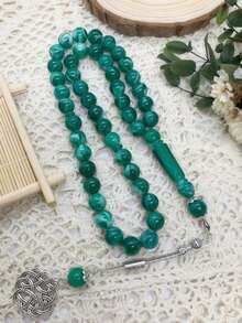 45 件亚克力仿树脂穆斯林念珠手链 Tasbih 适合日常祈祷 - 彩色 - 查看 6