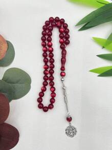 45 Stücke/10 cm Muslimische Gebetsperlen Tasbih Rosenkranz Armband, Harz Einzelstrang