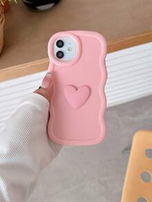 2025年最新款大波浪马卡龙手机壳蝴蝶结，热销手机壳。防水防震防摔防刮 - 粉色 - 查看 3