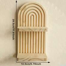 1 件房间架子 - 实木，适合放置书籍、装饰