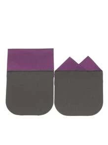 2 piezas de pañuelos de poliéster de unicolor portátiles para hombres, accesorio de moda de lujo de alta gama para bodas, negocios y uso casual