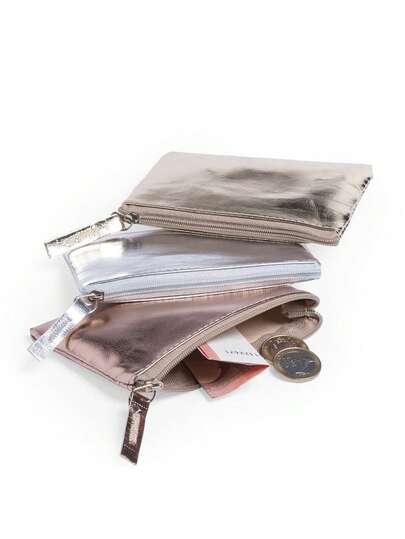 1pc Fashionable Minimalist Coin Purse, Made Of PU Material, Waterproof And Portable, Can Be Used As A Lipstick Case Or To Store Earphones, Cables, Keys And Other Small Items, Suitable For Daily Use By Girls, Also Can Be Used As A Women's Wallet, Travel Wallet, Or Change Purse.