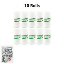 OTAIVE 10 Rouleaux De Papier Thermique, 57 X 25 Mm Papier