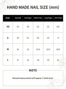 10 件套手工 DIY 心形涂鸦时尚美甲装饰，适合任何季节，包括 1 件凝胶抛光剂和 1 个指甲锉，方便佩戴 - 粉色 - 查看 9